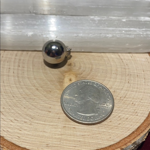 Silver tone Bowling Ball Charm ✨🎳 - Picture 4 of 4